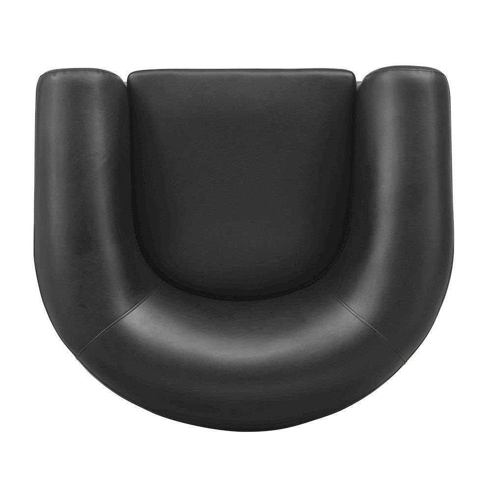 Cordelia Faux Leather Accent Arm Chair