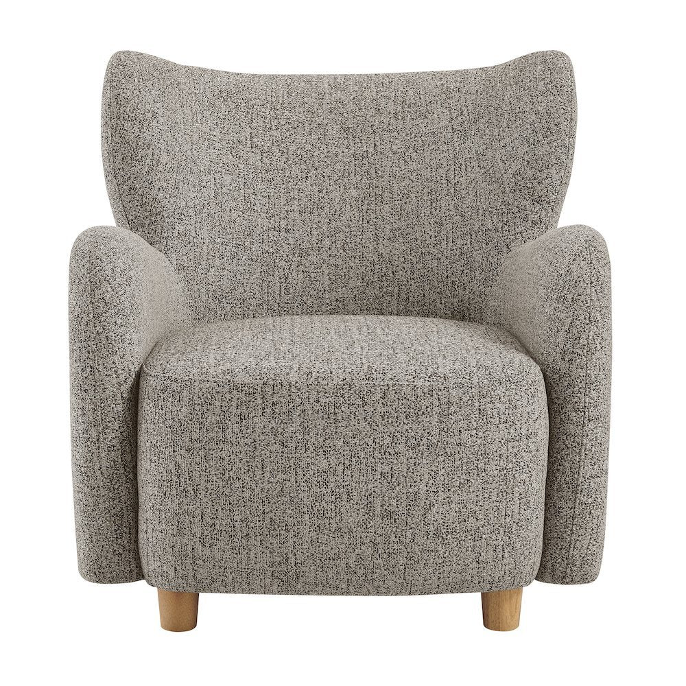 Tiffany Accent Chair - Nexa Brown Chenille
