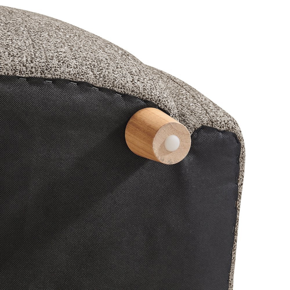 Tiffany Accent Chair - Nexa Brown Chenille
