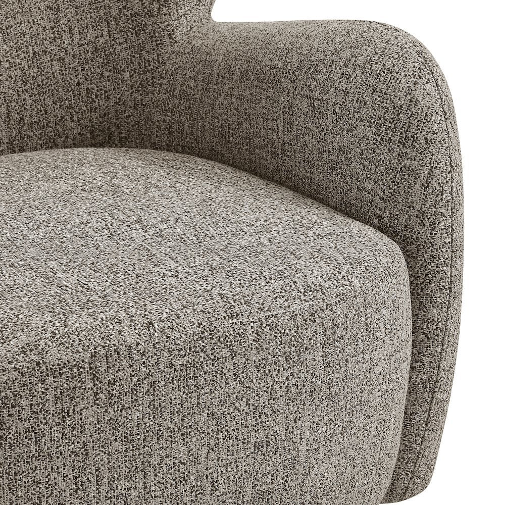 Tiffany Accent Chair - Nexa Brown Chenille