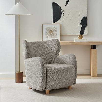Tiffany Accent Chair - Nexa Brown Chenille