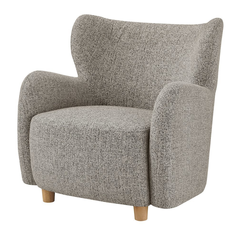 Tiffany Accent Chair - Nexa Brown Chenille