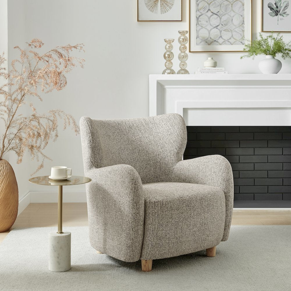 Tiffany Accent Chair - Nexa Green Chenille