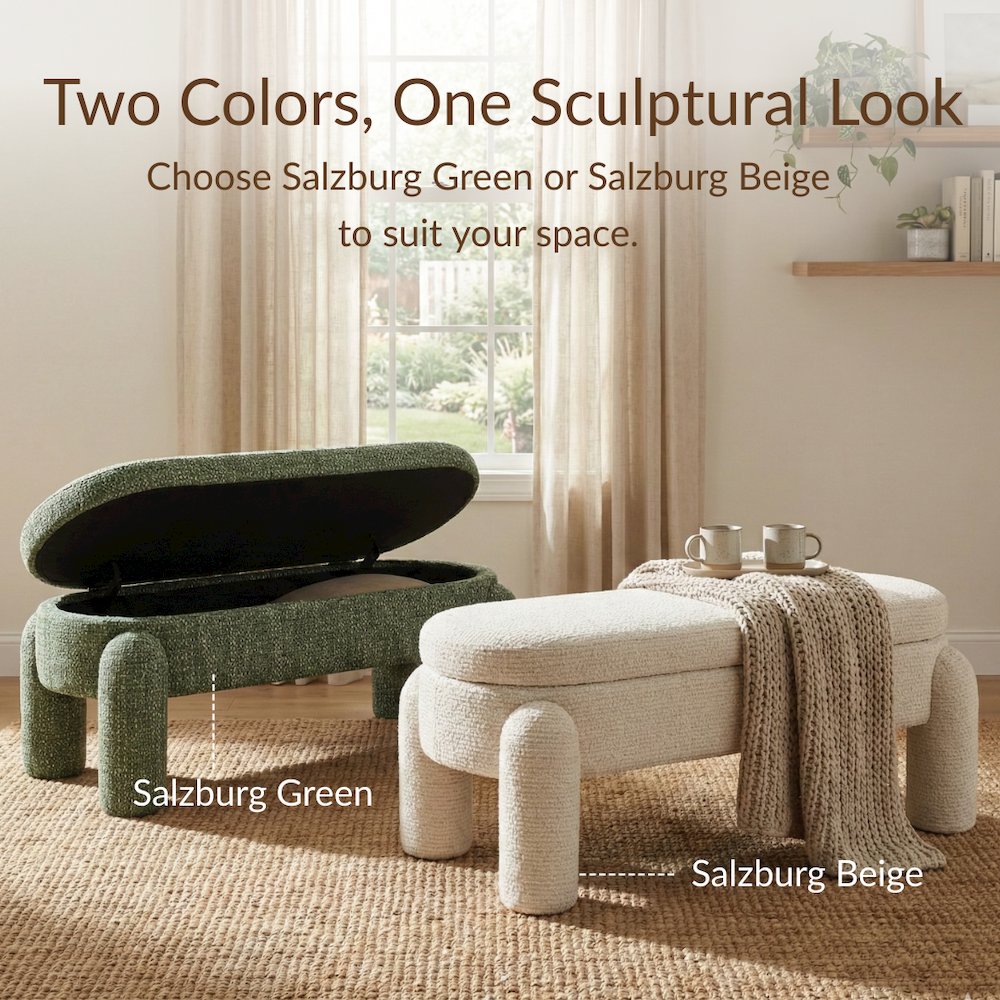 Bowden Bench - Salzburg Green Chenille