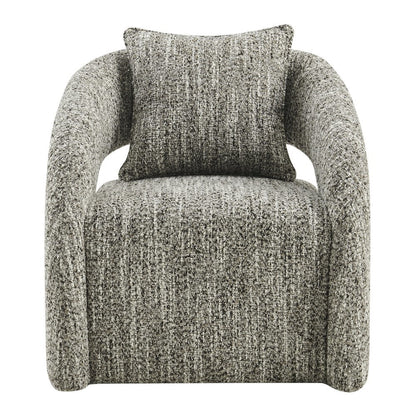 Lunessa Accent Arm Chair - Dappled Taupe Boucle