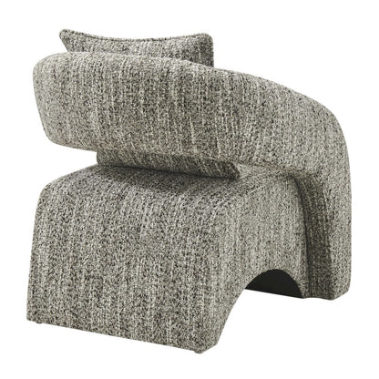 Lunessa Accent Arm Chair - Dappled Taupe Boucle