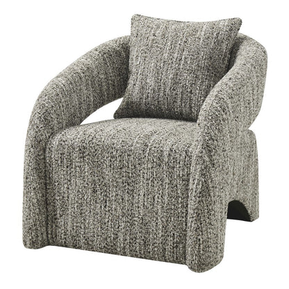 Lunessa Accent Arm Chair - Dappled Taupe Boucle