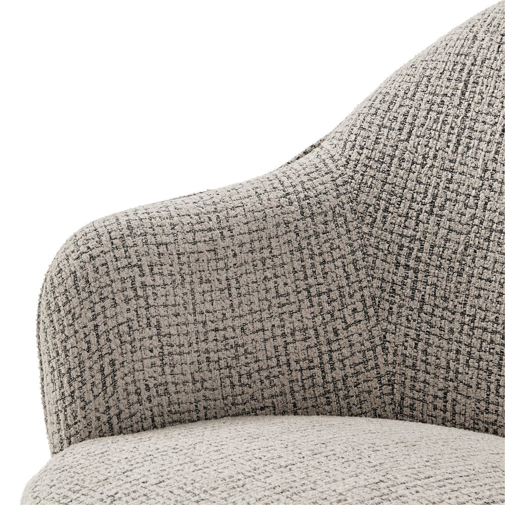Zia Swivel Accent Chair - Mila Taupe
