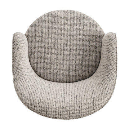 Zia Swivel Accent Chair - Mila Taupe