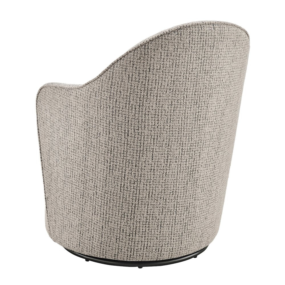 Zia Swivel Accent Chair - Mila Taupe