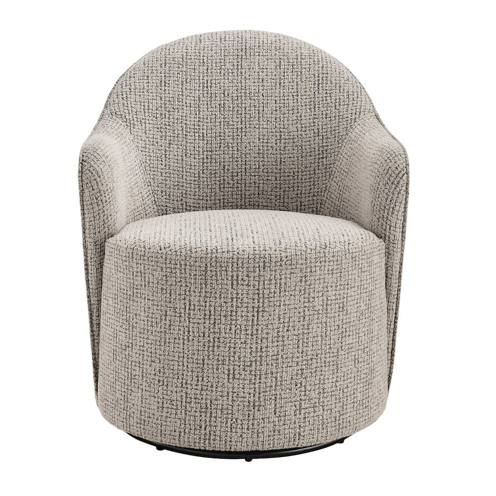 Zia Swivel Accent Chair - Mila Taupe