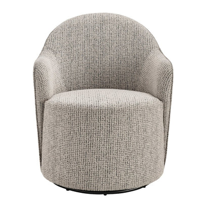 Zia Swivel Accent Chair - Mila Taupe