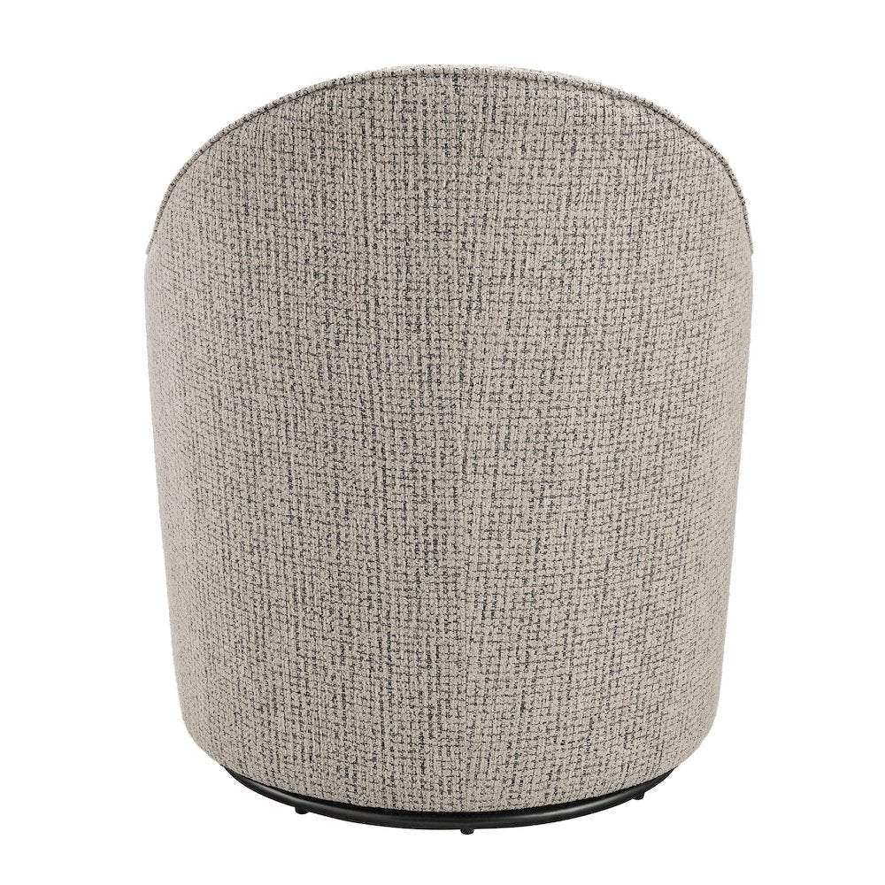 Zia Swivel Accent Chair - Mila Taupe