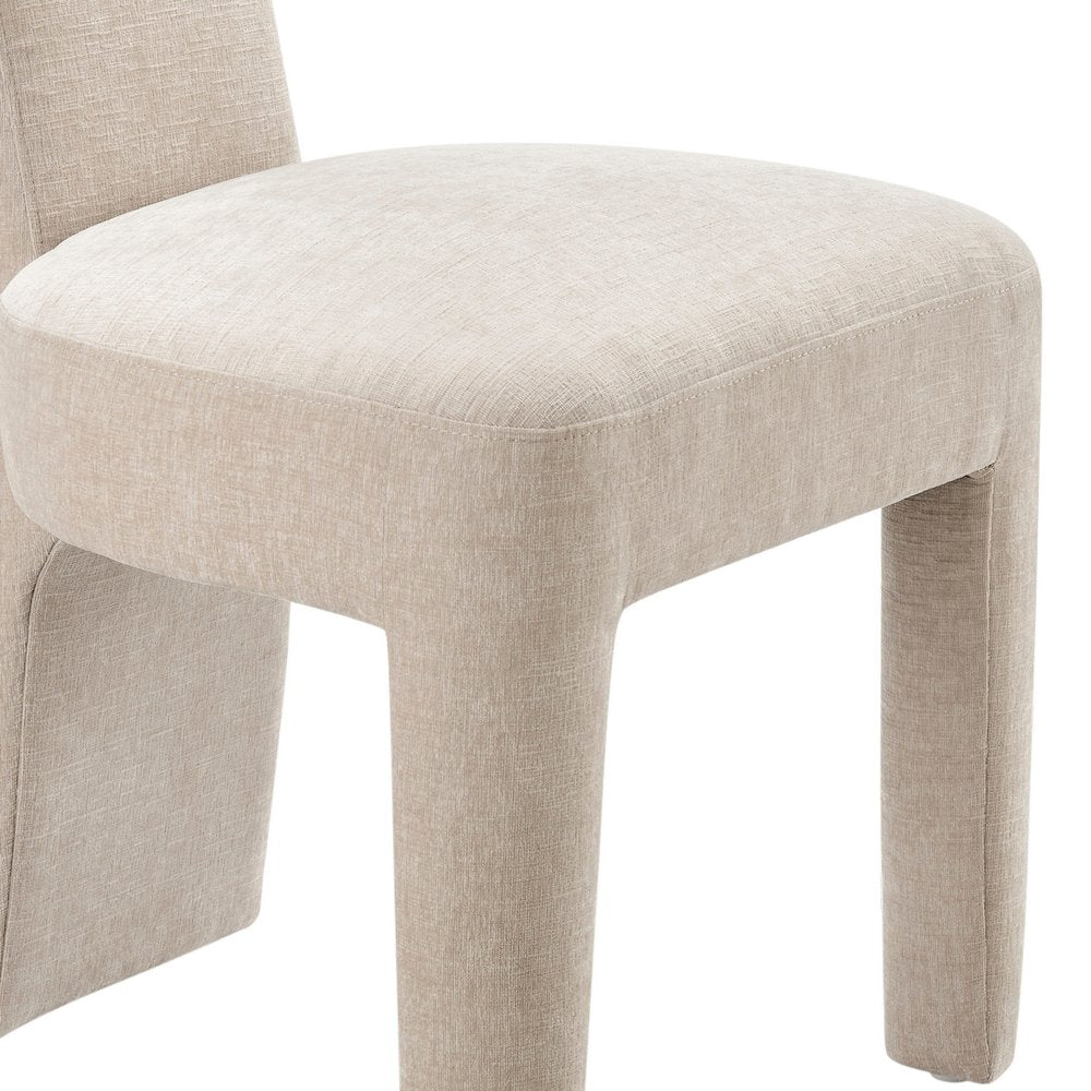 Arco Dining Side Chair - Millburry Beige Chenille