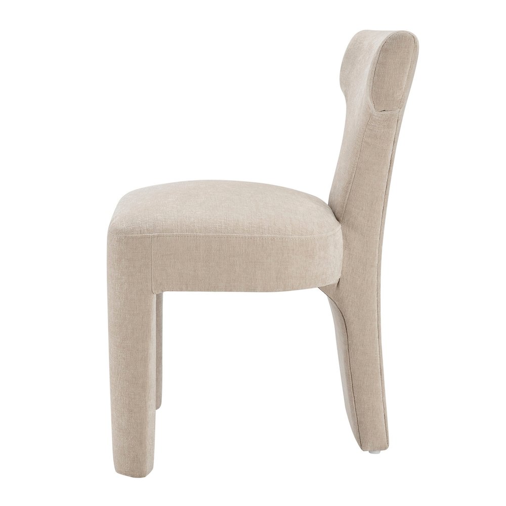 Arco Dining Side Chair - Millburry Beige Chenille