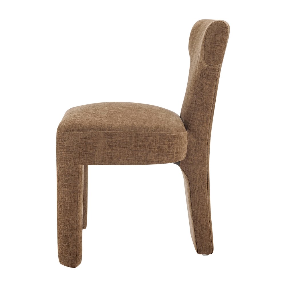 Arco Dining Side Chair - Millburry Brown Chenille