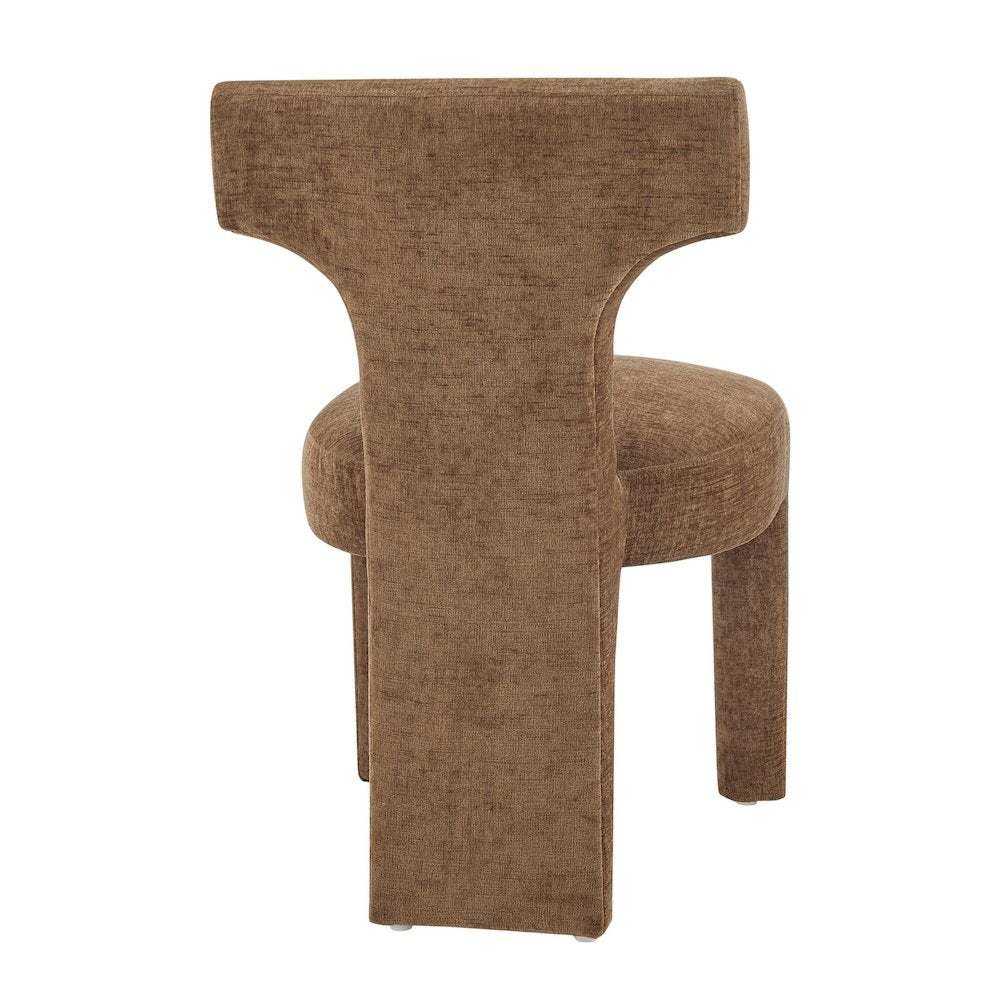 Arco Dining Side Chair - Millburry Brown Chenille