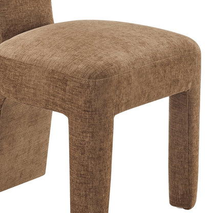 Arco Dining Side Chair - Millburry Brown Chenille