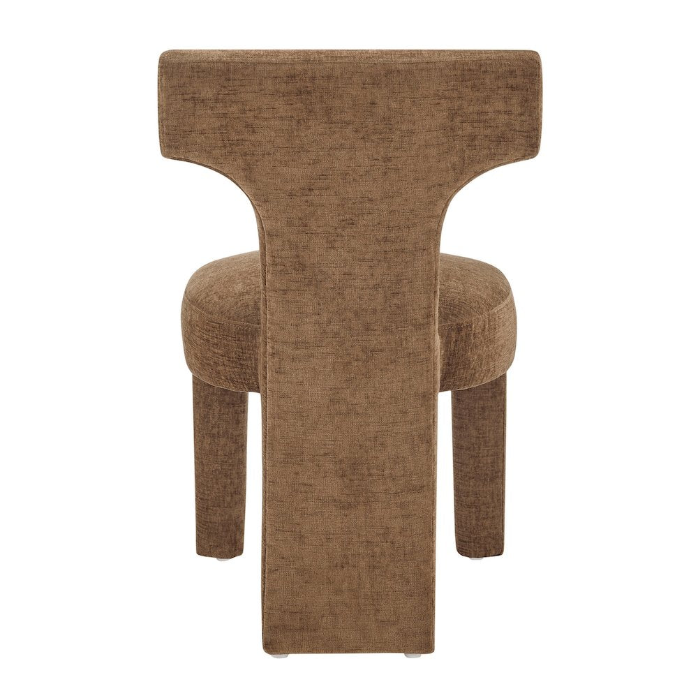Arco Dining Side Chair - Millburry Brown Chenille