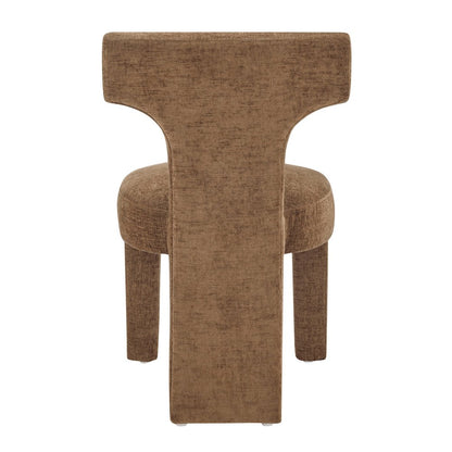 Arco Dining Side Chair - Millburry Brown Chenille