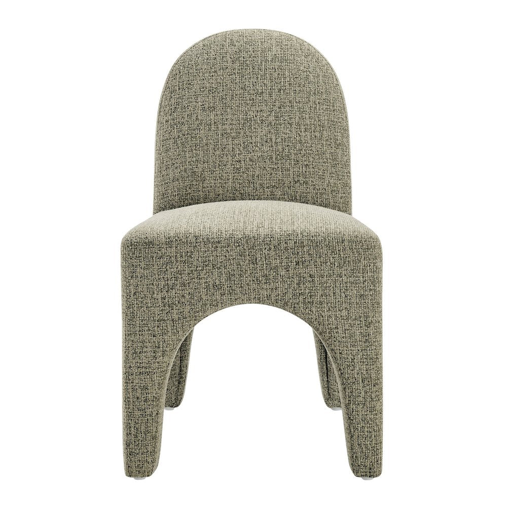 Vano Dining Side Chair - Nara Olive Chenille
