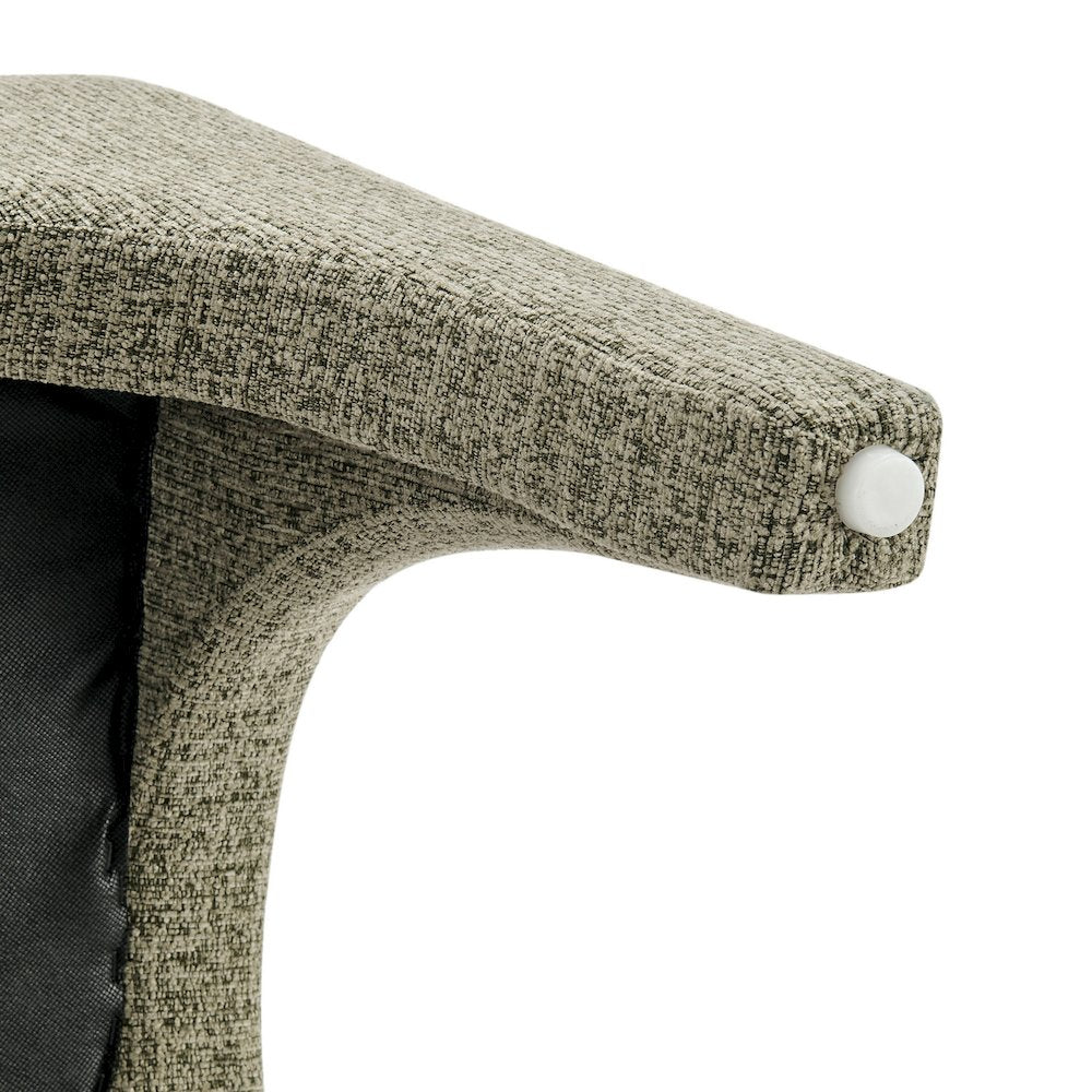 Vano Dining Side Chair - Nara Olive Chenille