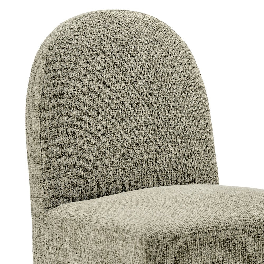 Vano Dining Side Chair - Nara Olive Chenille