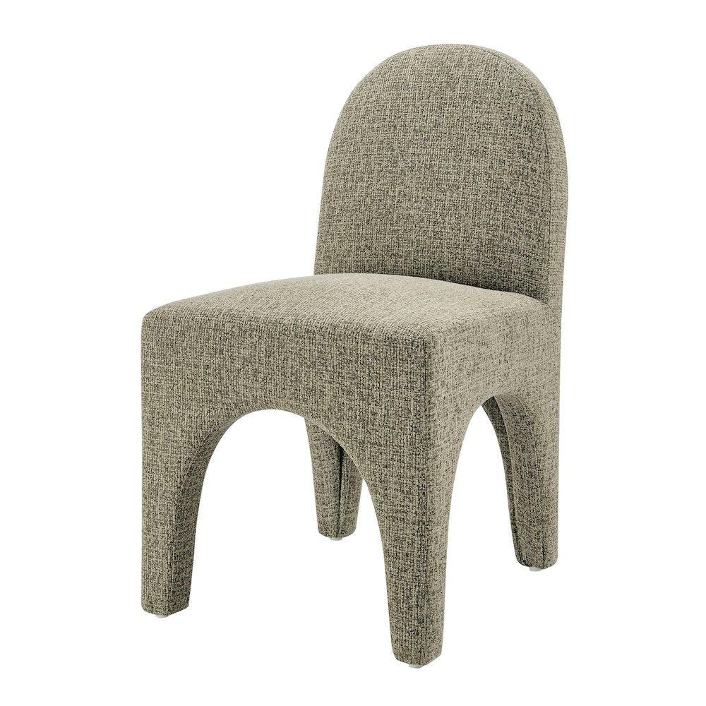Vano Dining Side Chair - Nara Olive Chenille