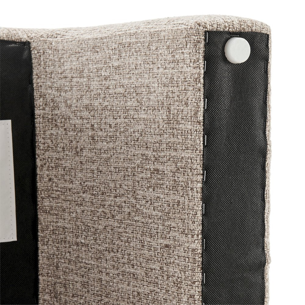 Rivo Ottoman - Nara Sand Chenille