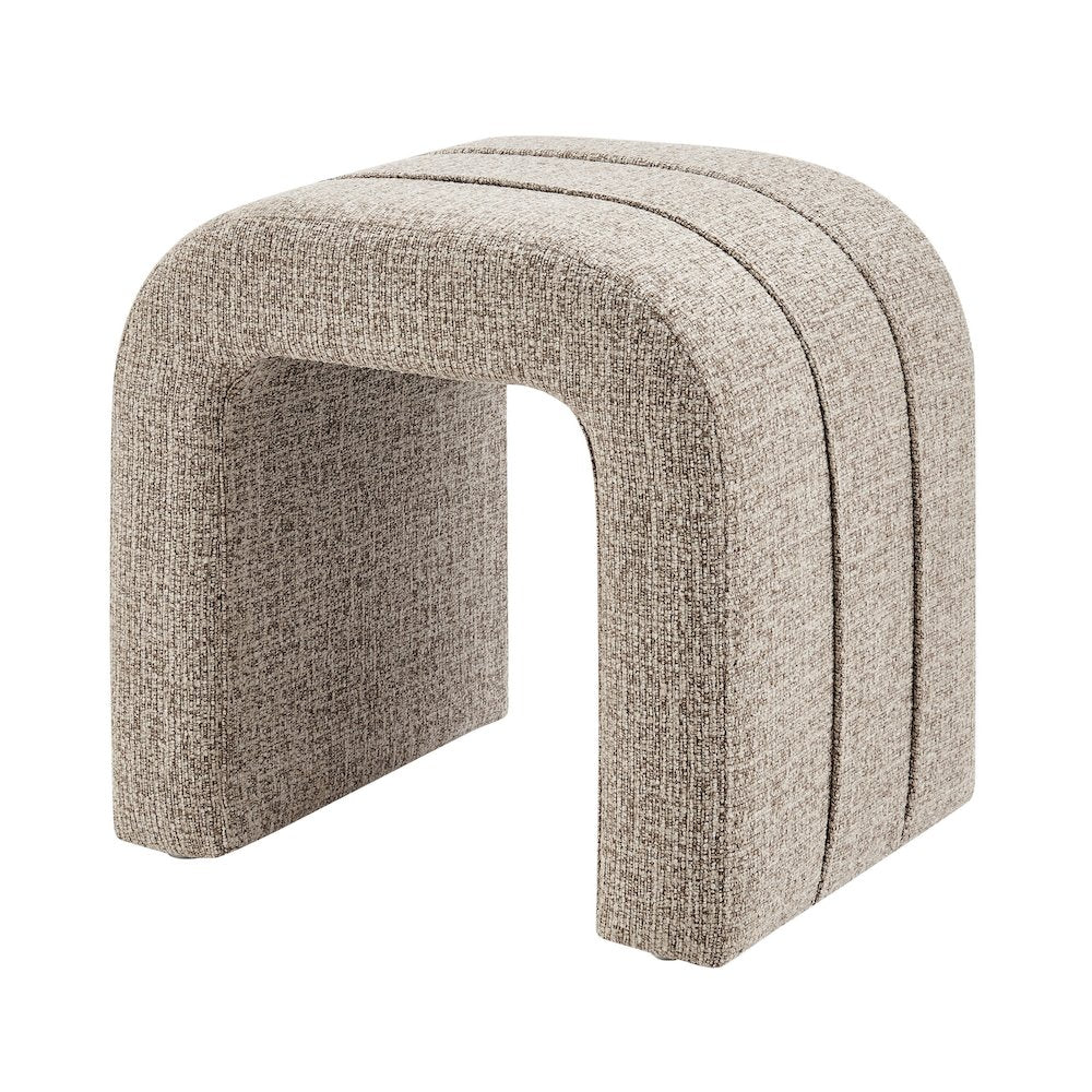 Rivo Ottoman - Nara Sand Chenille