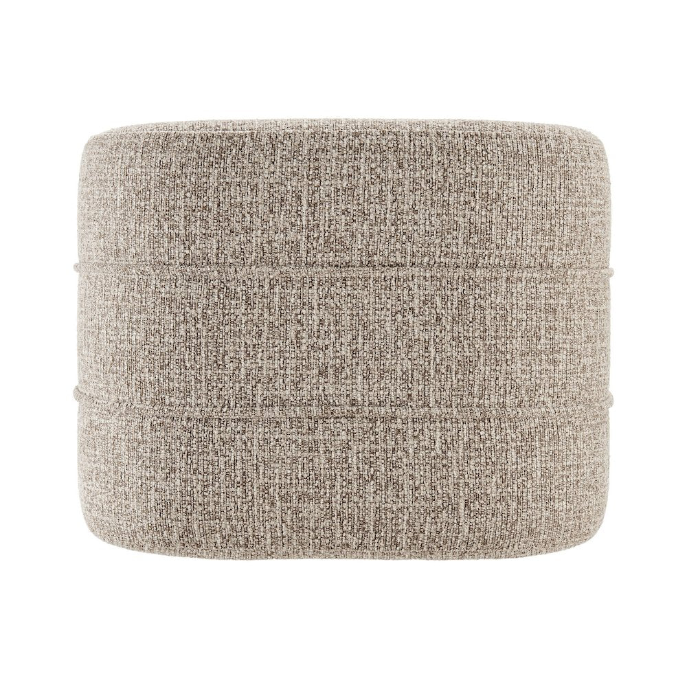 Rivo Ottoman - Nara Sand Chenille
