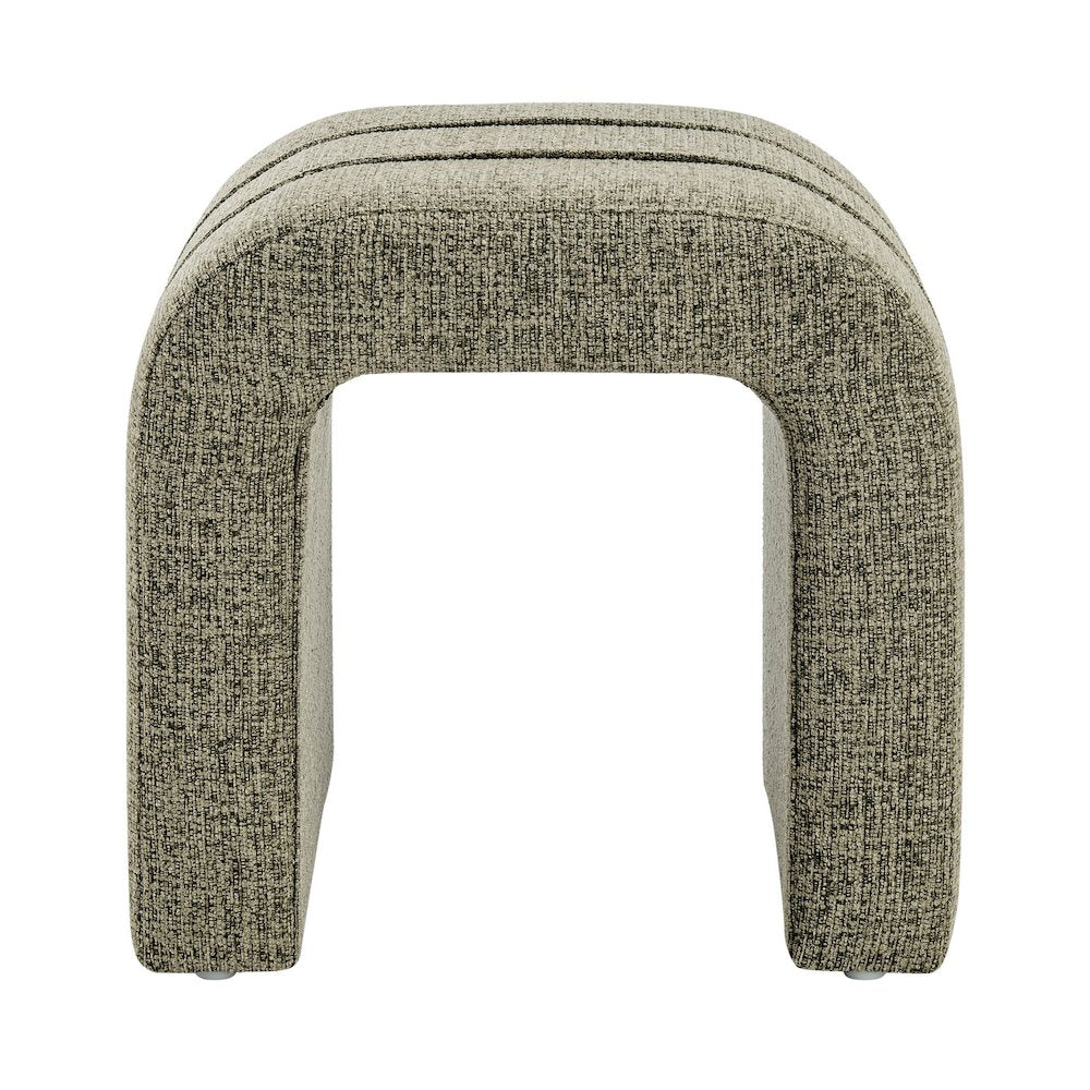 Rivo Ottoman - Nara Olive Chenille