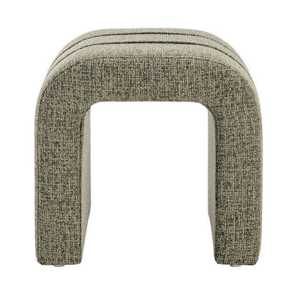 Rivo Ottoman - Nara Olive Chenille