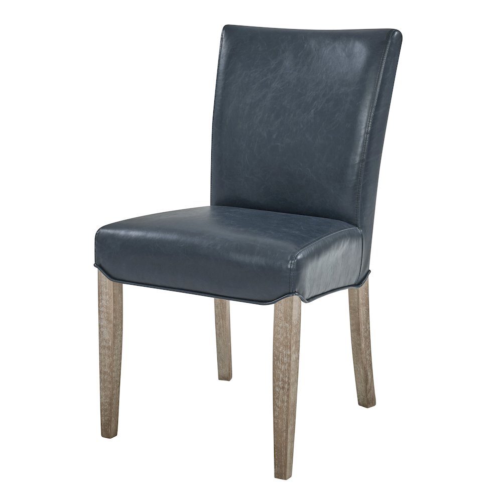Beverly Hills Bonded Leather Chair, (Set of 2)