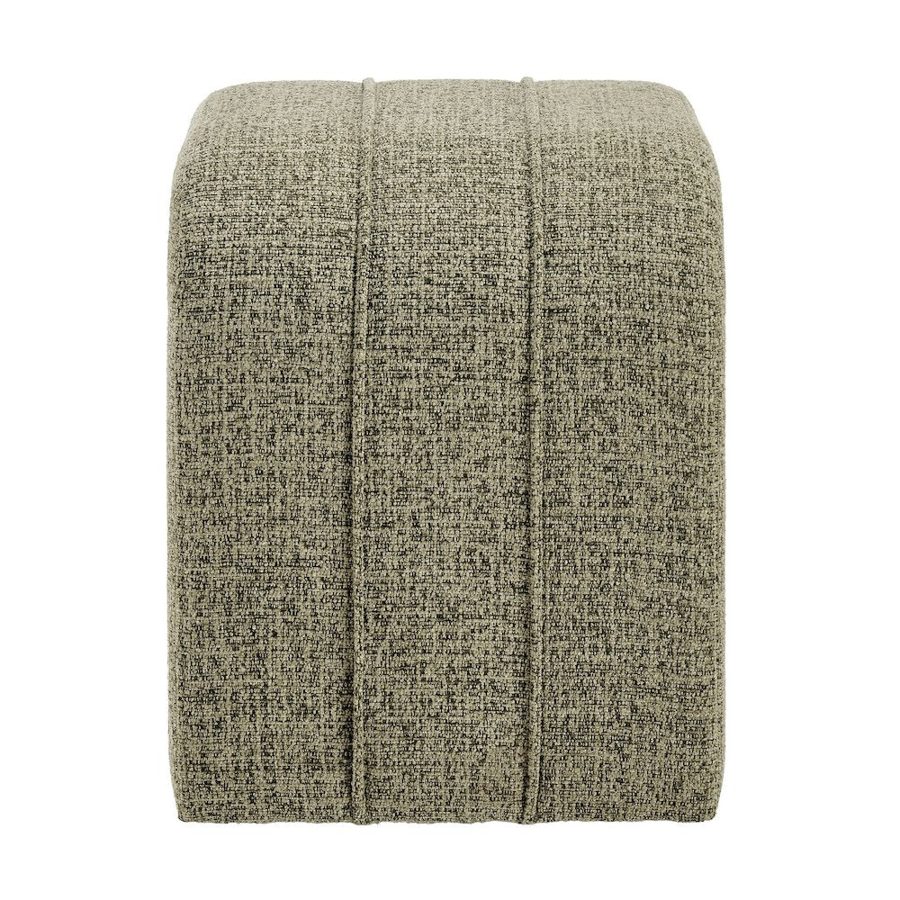 Rivo Ottoman - Nara Olive Chenille