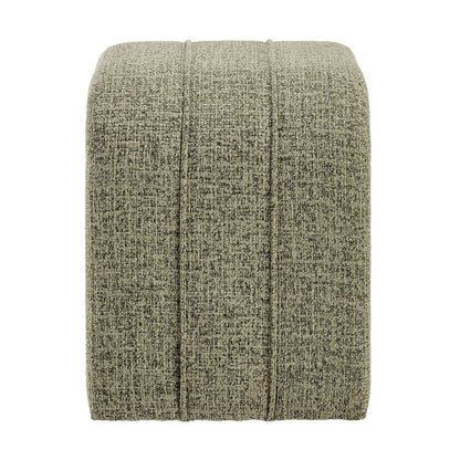 Rivo Ottoman - Nara Olive Chenille