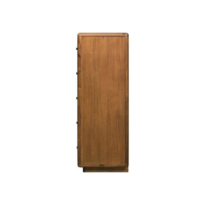 Rosette 5-Drawer Dresser - Hazelnut Brown