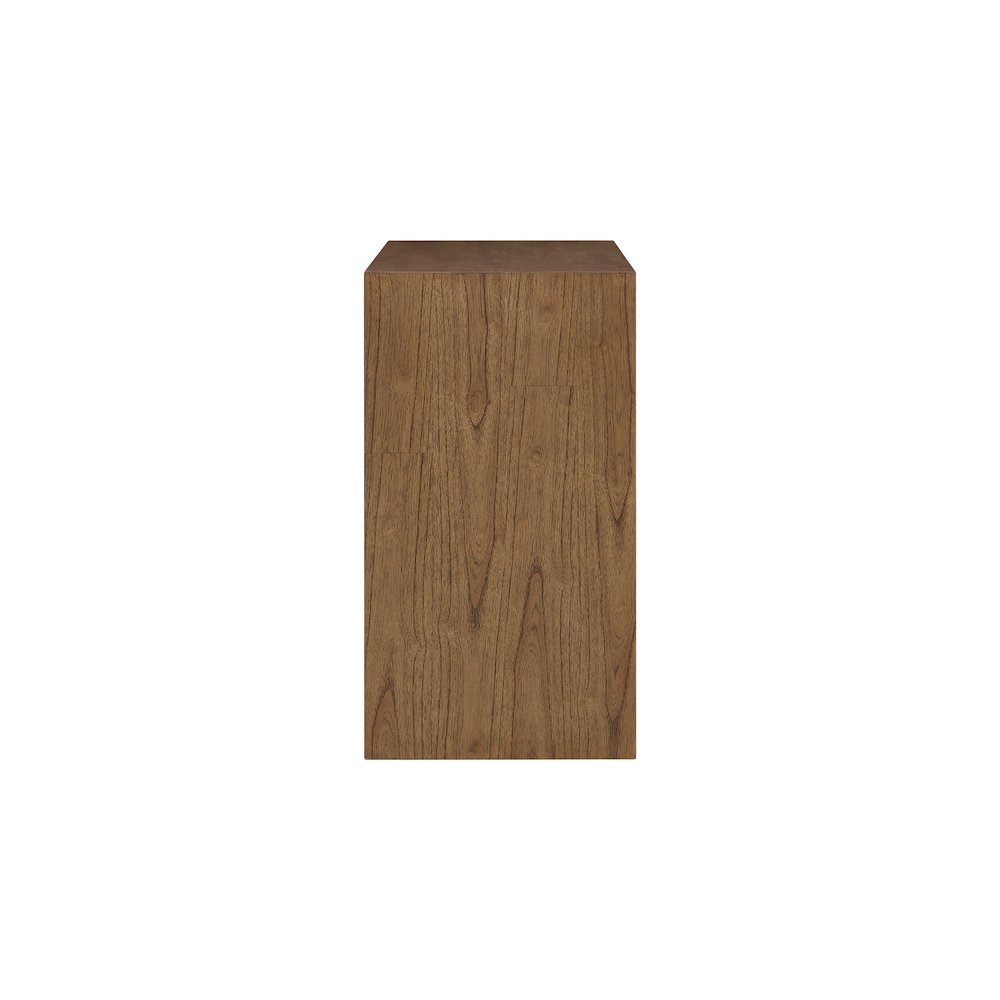 Kingston Herringbone Accent Table - Hazelnut Brown - 30"W