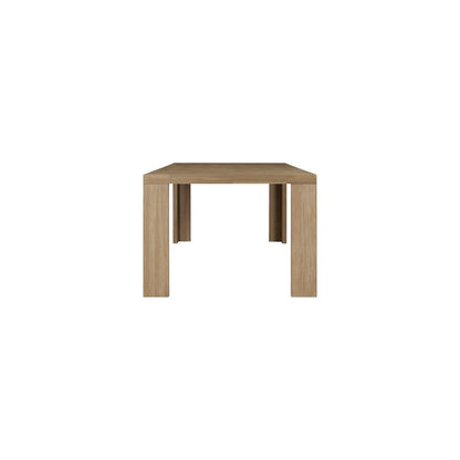 Kingston Herringbone Dining Table - Light Natural