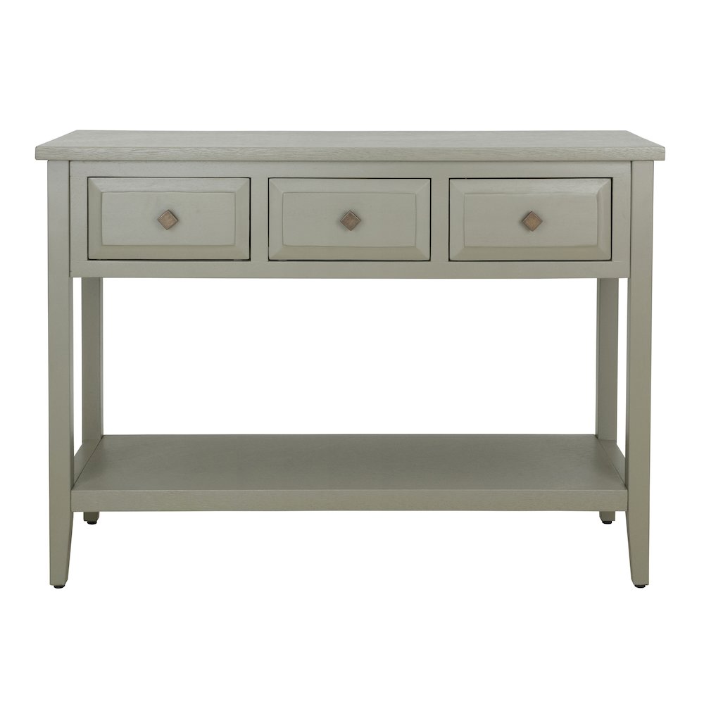 Wexford 3-Drawer Console Table - Sage Green