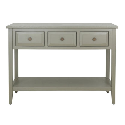 Wexford 3-Drawer Console Table - Sage Green