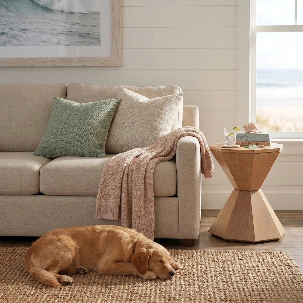 Muska Accent Table - Brushed Sand