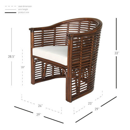 Knox Rattan Tub Chair