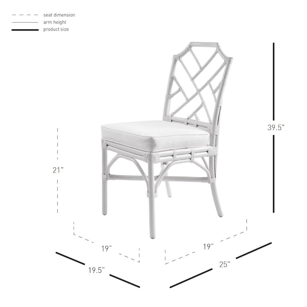 Kara Rattan Chair, (Set of 2)