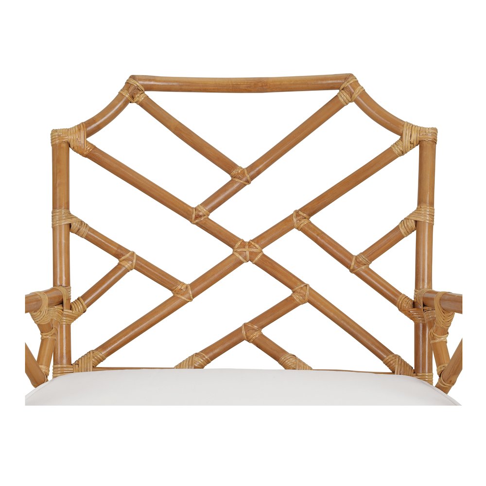 Kara Rattan Accent Arm Chair