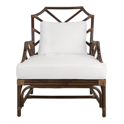 Kara Rattan Accent Arm Chair