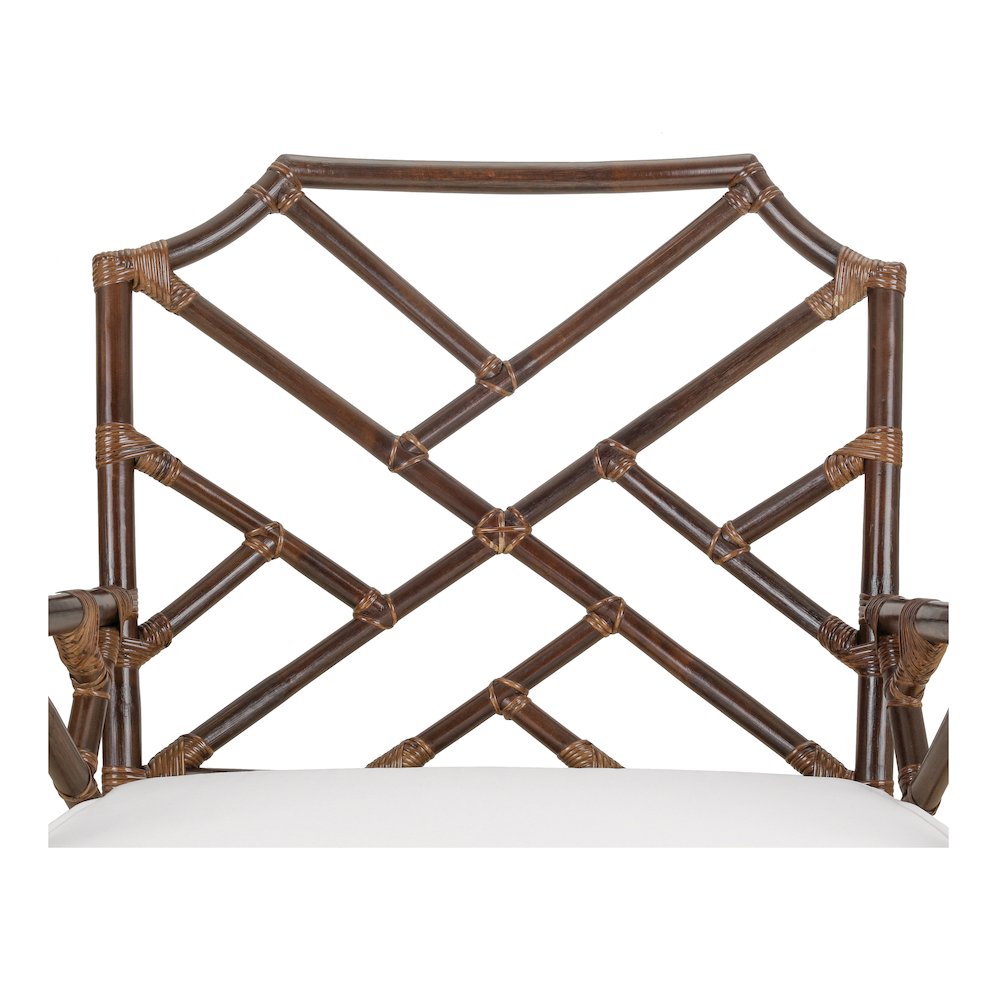 Kara Rattan Accent Arm Chair