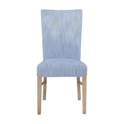 Viscose Linen Parsons Dining Side Chair with Solid Birch Legs, Set of 2
