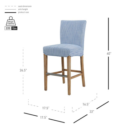 Milton Fabric Counter Stool