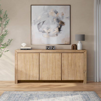 Zerano 3-Door Buffet - Brushed Smoke